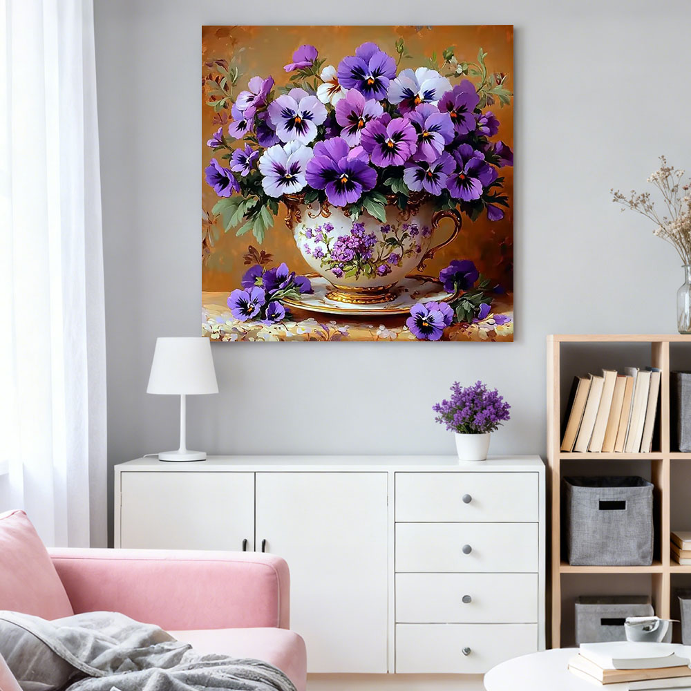 HUACAN 5D Diamond Mosaic Rose  - Resin Art Wallpaper 评论和价格