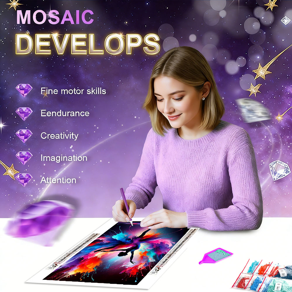 HUACAN 5d Diy Diamond Mosaic K - Resin Art Wallpaper 评论和价格
